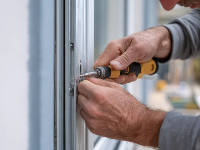 Installer fitting high-quality acoustic perimeter seal