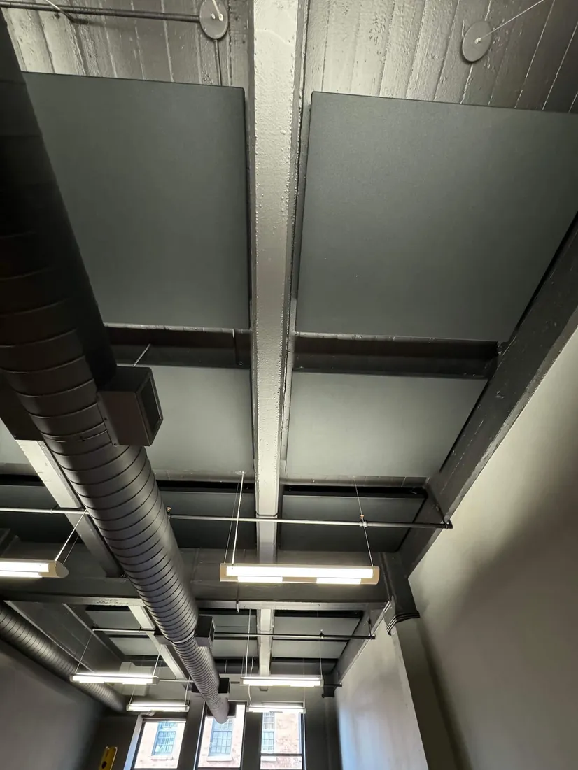 Black Acoustic Ceiling Panels