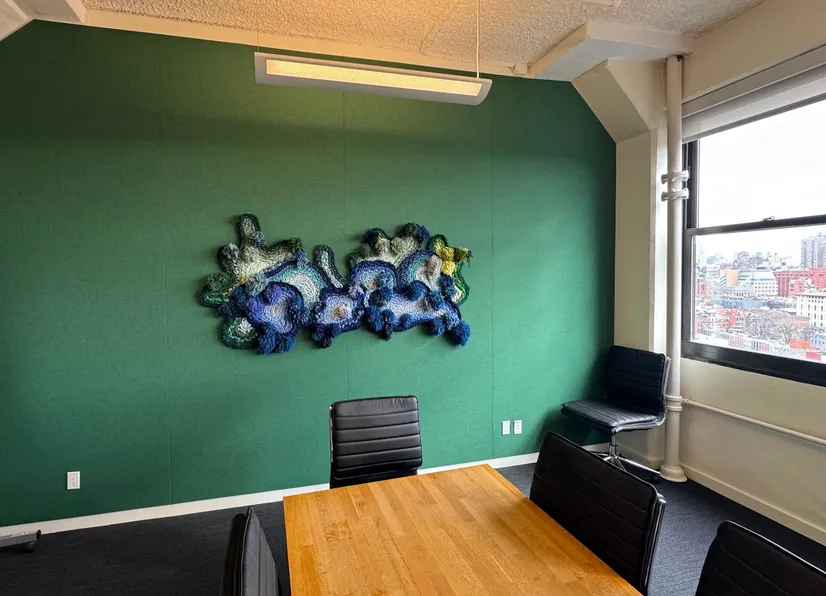 Green Acoustic Upholstery Wall